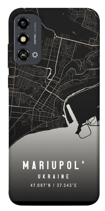 Чехол на ZTE Blade A53 Mariupol map фото 1 из 1