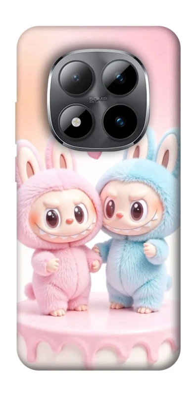 Чехол на Xiaomi Redmi Note 15 Pro 5G Labubu Twins фото 1 из 1