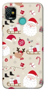 Чохол на TECNO POP 5 Новорічний v1 фото 1 з 1