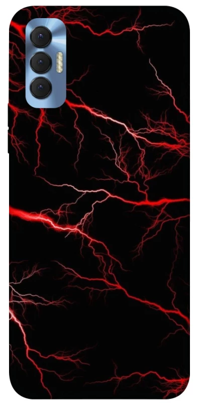 Чехол на TECNO Spark 8P Красная молния фото 1 из 1