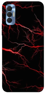 Чехол на TECNO Spark 8P Красная молния фото 1 из 1