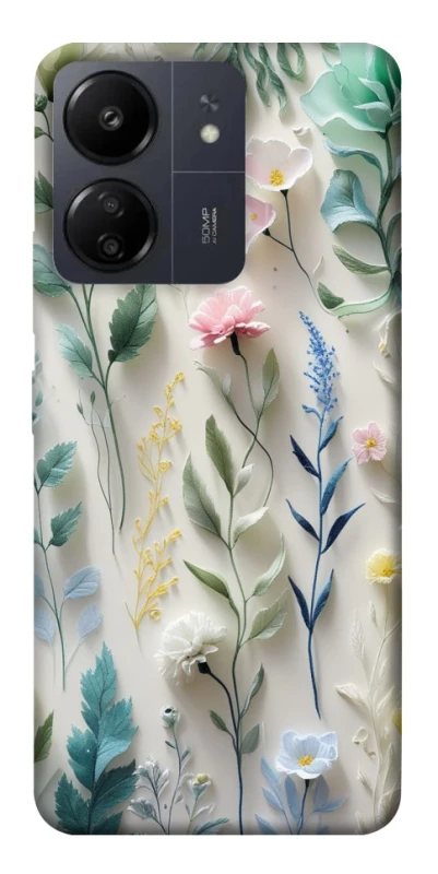 Чохол на Xiaomi Poco C65 Floral design ver.3 фото 1 з 1