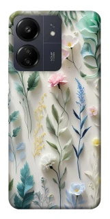 Чехол на Xiaomi Poco C65 Floral design ver.3 фото 1 из 1