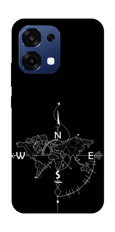 Чохол на Oppo A6 Pro 4G/5G Travel Map фото 1 з 2