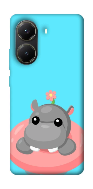 Чохол на Xiaomi Poco X6 Pro Adopt Me Hippo Floatie фото 1 з 1