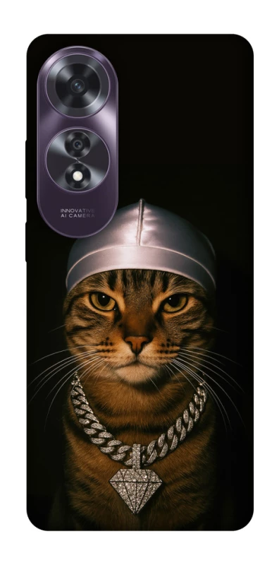 Чохол на Oppo A60 Cat in Bling фото 1 з 1