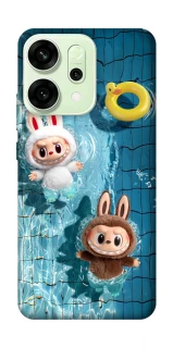 Чохол на Oppo Reno 14 Labubu in the pool фото 1 з 1