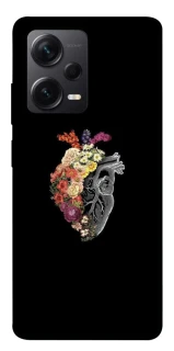 Чохол на Xiaomi Redmi Note 12 Pro 5G Heart with flowers фото 1 з 1