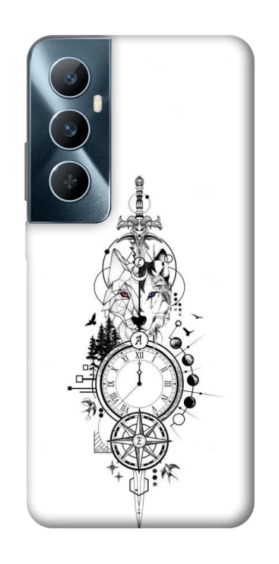 Чехол на Realme C65 4G Tattoo ver.8 фото 1 из 1
