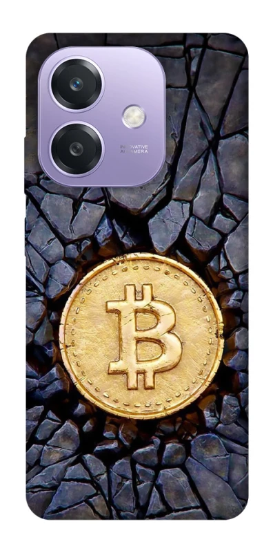 Чохол на Oppo A3X Bitcoin cracks фото 1 з 1