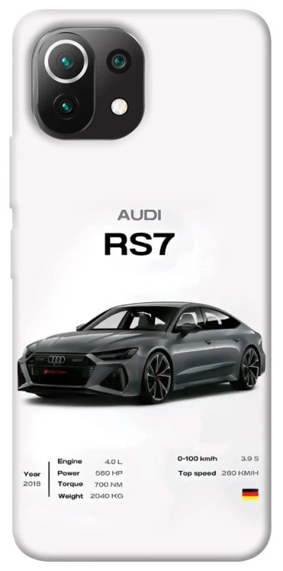 Чехол на Xiaomi Mi 11 Lite Audi RS7 фото 1 из 1