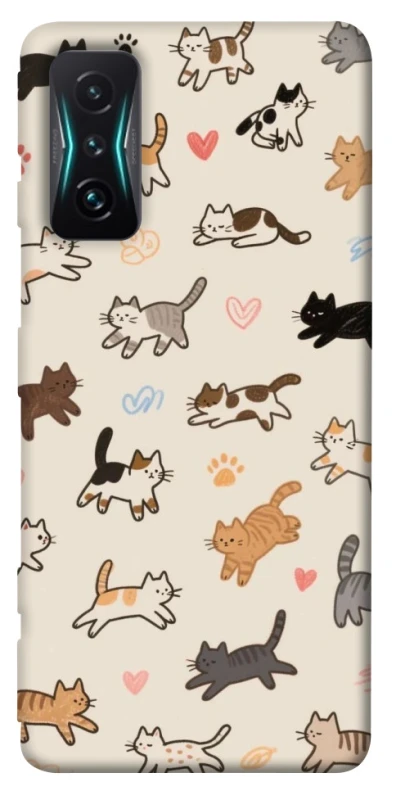 Чохол на Xiaomi Redmi K50 Gaming Cat style ver.2 фото 1 з 1