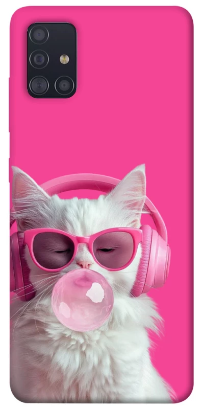 Чохол на Samsung Galaxy A51 Pink kitty фото 1 Чохол на Samsung Galaxy A51 Pink kitty фото 1 з 1
