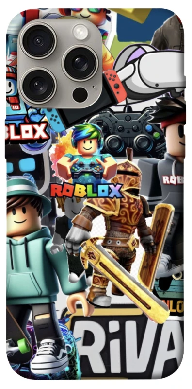 Чохол на Apple iPhone 15 Pro Max (6.7") Roblox collage ver.1 фото 1 з 1