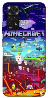 Чехол на Xiaomi Redmi Note 11 (Global) / Note 11S Minecraft world фото 1 из 1