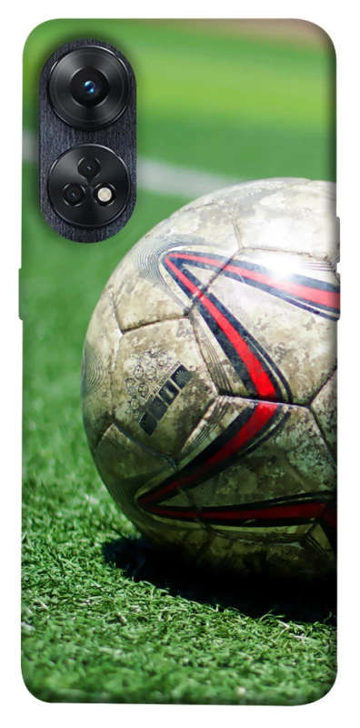 Чехол на Oppo Reno 8T 4G Мяч на газоне фото 1 из 1