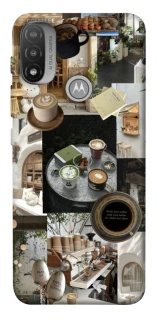 Чохол на Motorola Moto E20 Coffee collage ver.4 фото 1 з 1