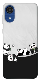 Чохол на Samsung Galaxy A03 Core Four pandas фото 1 з 1