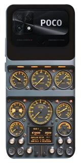 Чохол на Xiaomi Poco C40 Airplane instrument panel фото 1 з 1