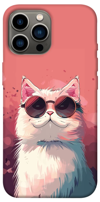 Чохол на Apple iPhone 13 Pro Max (6.7") Сat with glasses фото 1 з 1