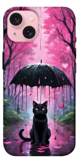 Чохол на Apple iPhone 15 (6.1") Black cat фото 1 з 1