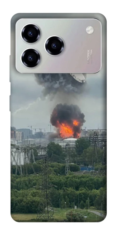 Чохол на ZTE Blade A76 Moscow never sleeps ver.4 фото 1 з 1