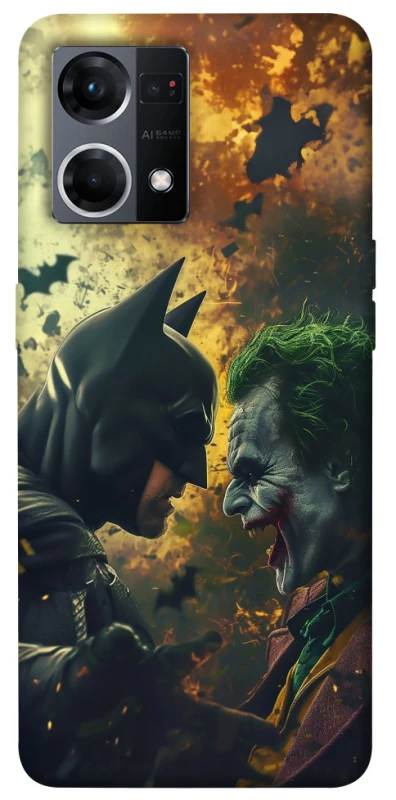 Чохол на Oppo Reno 7 4G Batman and the Joker фото 1 з 1