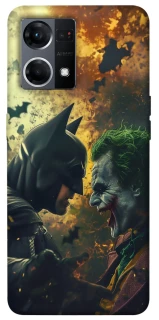 Чехол на Oppo Reno 7 4G Batman and the Joker фото 1 из 1