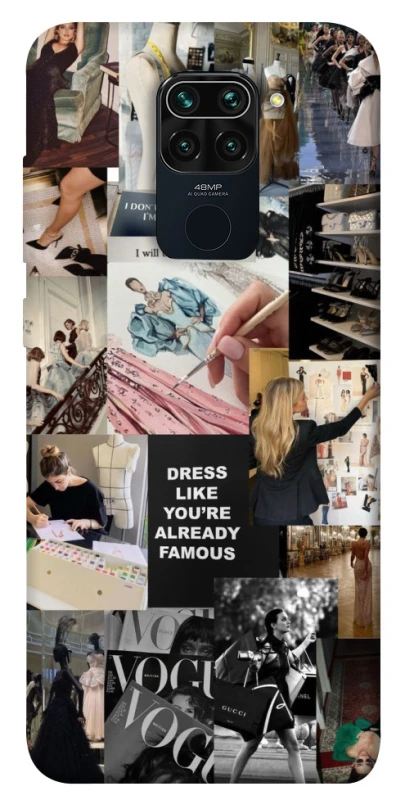 Чохол на Xiaomi Redmi Note 9 / Redmi 10X Fashion collage ver.11 фото 1 з 1