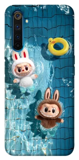Чохол на Realme 6 Pro Labubu in the pool фото 1 з 1