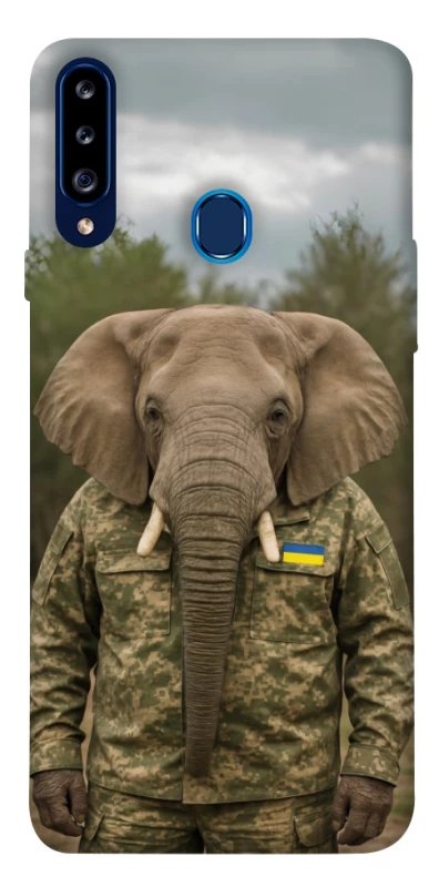 Чохол на Samsung Galaxy A20s Слон захисник фото 1 з 1