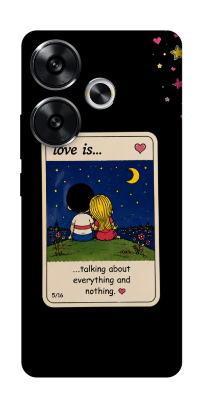Чохол на Xiaomi Poco F6 Love is ver.6 фото 1 з 1