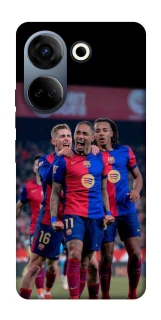 Чехол на TECNO Camon 20 Pro (CK7n) FC Barcelona team фото 1 из 1