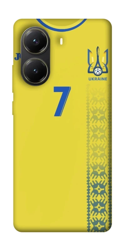 Чохол на Xiaomi Poco X6 Pro UA-Football ver.3 фото 1 з 1