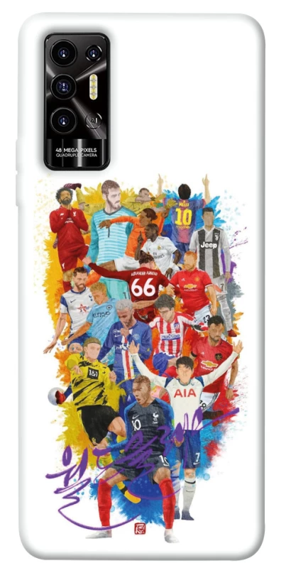 Чохол на TECNO Pova 2 (LE7n) Football Abstract v2 фото 1 з 1