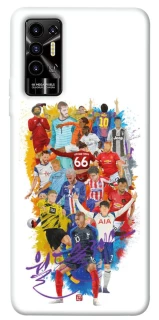 Чохол на TECNO Pova 2 (LE7n) Football Abstract v2 фото 1 з 1