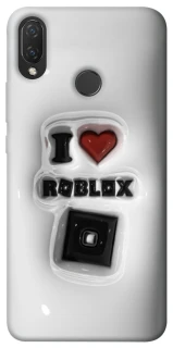Чохол на Huawei P Smart+ (nova 3i) I love Roblox фото 1 з 1