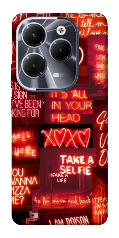 Чохол на Infinix Hot 40 Pro Love collage ver.7 фото 1 з 1