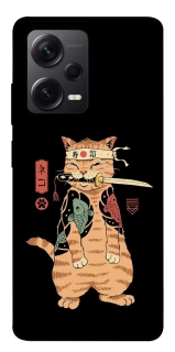 Чохол на Xiaomi Redmi Note 12 Pro+ 5G Кіт-самурай фото 1 з 1