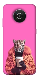 Чохол на Nokia X10 / X20 Леопард з кавою фото 1 з 1
