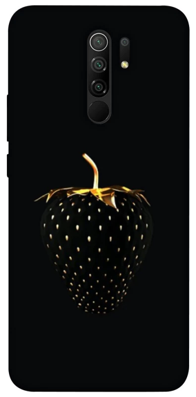 Чохол на Xiaomi Redmi 9 Чорна полуниця фото 1 з 1