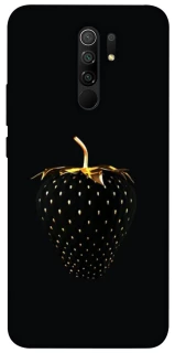 Чохол на Xiaomi Redmi 9 Чорна полуниця фото 1 з 1