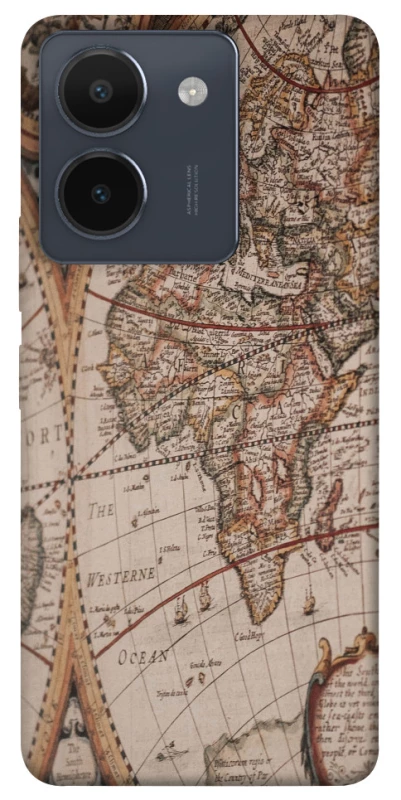 Чохол на Vivo Y36 Карта подорожей фото 1 з 1