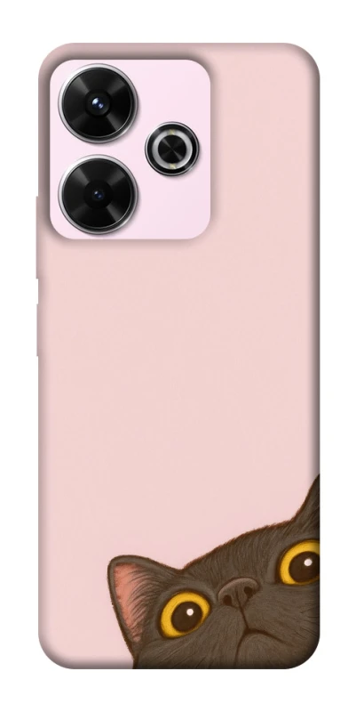 Чохол на Xiaomi Poco M6 4G Peeping cat фото 1 з 1
