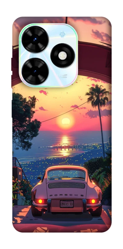 Чохол на TECNO Spark Go 2024 Porsche at sunset фото 1 з 1