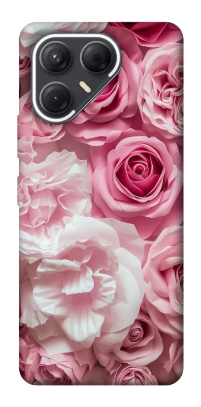 Чехол на TECNO Pova 7 Розовые цветы фото 1 из 1