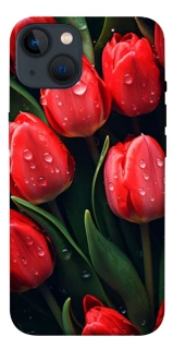 Чохол на Apple iPhone 13 (6.1") Червоні тюльпани фото 1 Чохол на Apple iPhone 13 (6.1") Червоні тюльпани фото 1 з 1