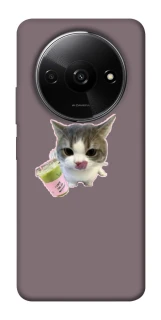 Чохол на Xiaomi Redmi A3 cat matcha фото 1 з 1