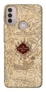 Чехол на Motorola Moto E40 Marauders map фото 1 из 1