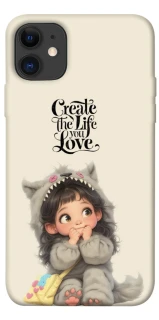 Чехол на Apple iPhone 11 (6.1") Create the life you love фото 1 из 1